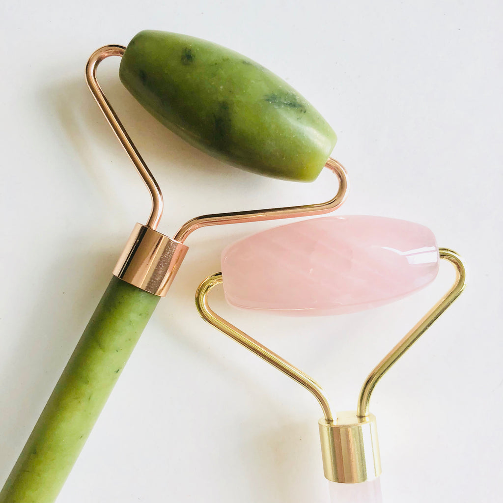 Jade Versus Rose Quartz Facial Rollers- What's The Difference?