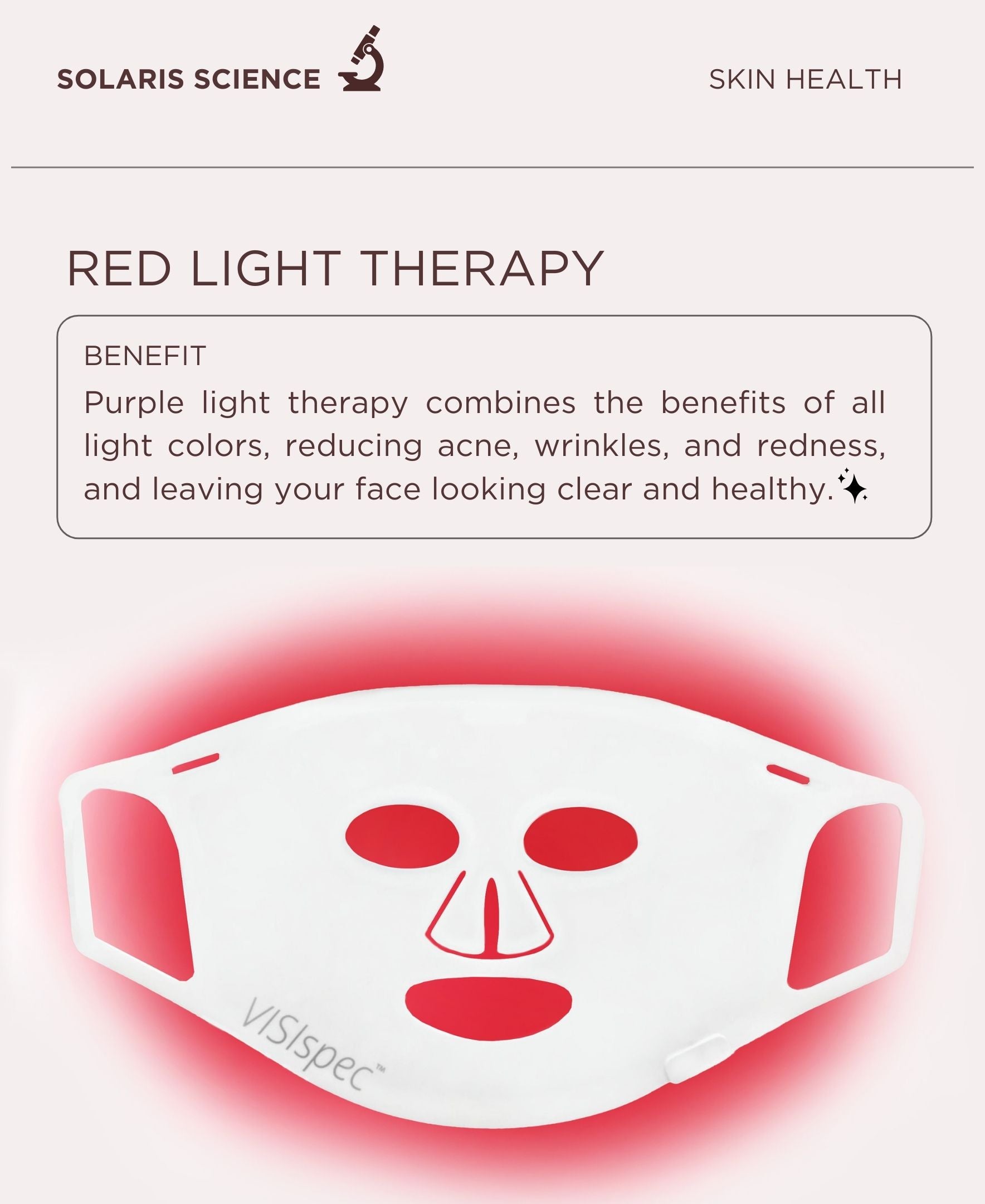 Pro Therapy VISIspec™ Silicone Light Therapy LED Mask