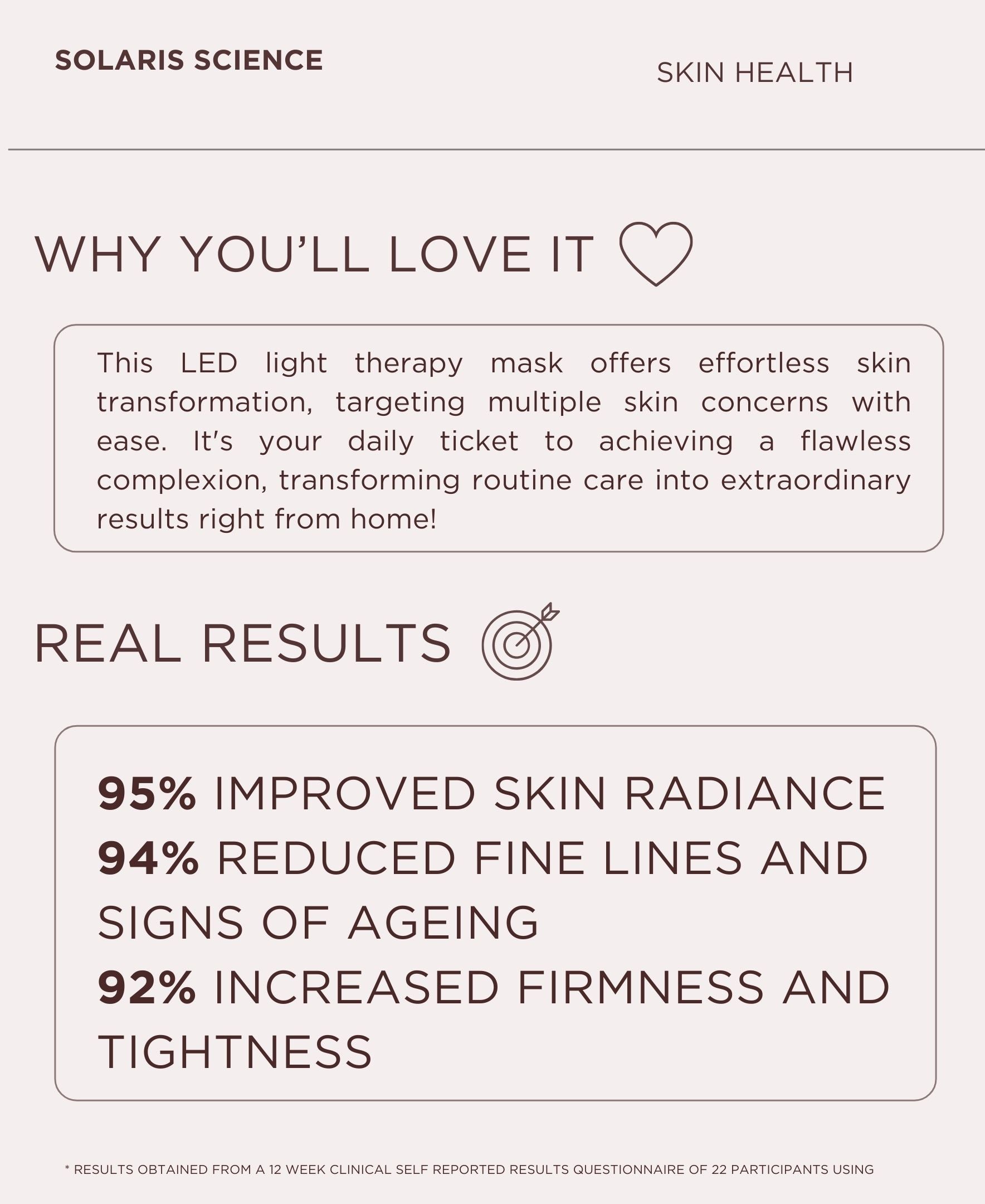 LED Light Therapy Silicone Face and Neck Mask SET (4 Colors)