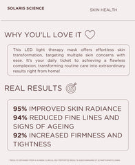 LED Light Therapy Silicone Face and Neck Mask SET (4 Colors)