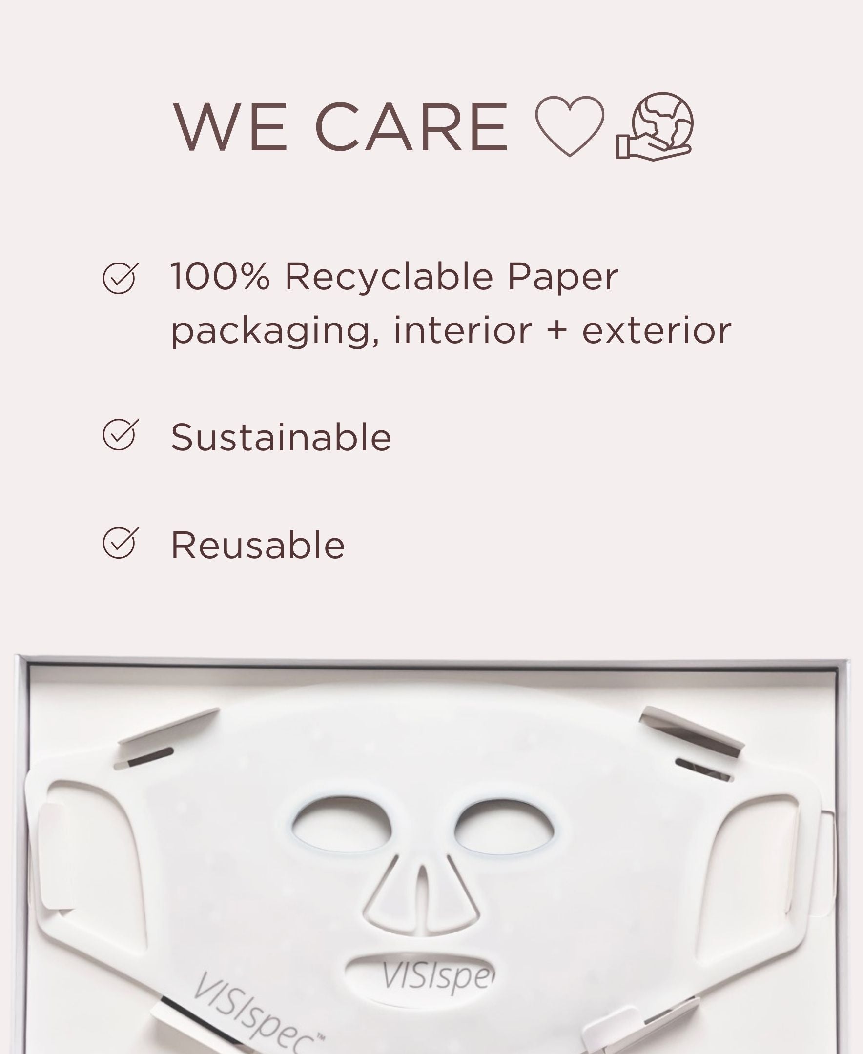 LED Light Therapy Silicone Face and Neck Mask SET (4 Colors)