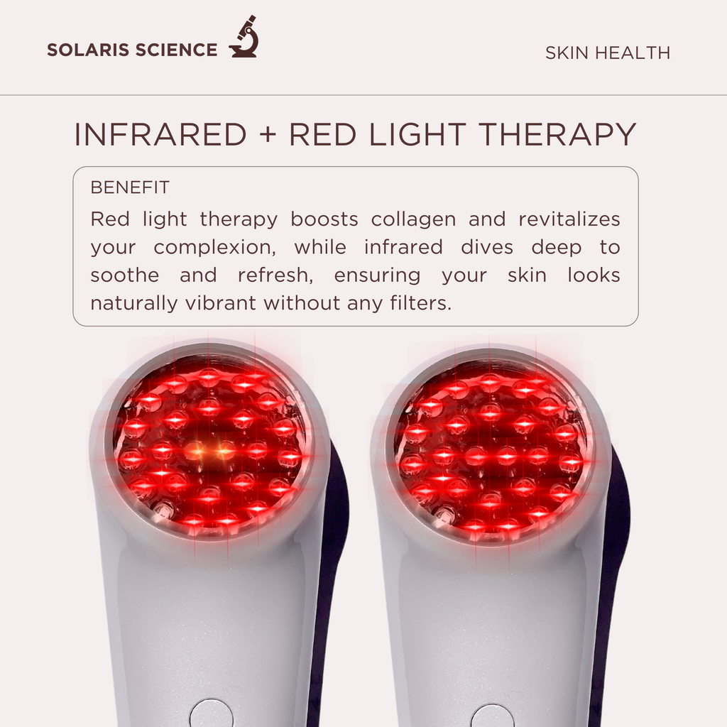 INFRARED + RED LED HANDHELD MASSAGER