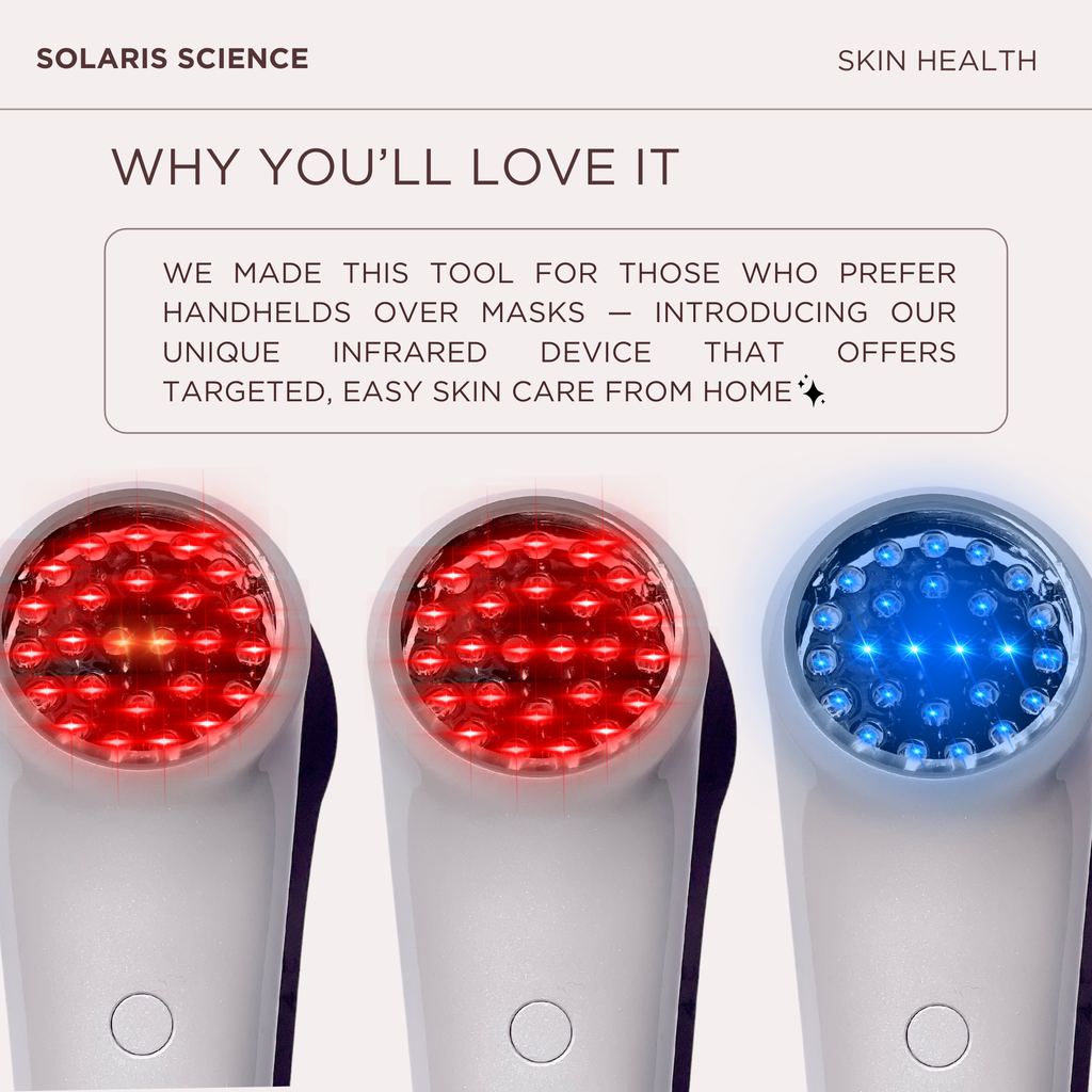 INFRARED + RED LED HANDHELD MASSAGER