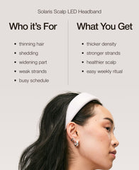 Intensive LED Red Light Therapy Headband: Support Growth and Strength