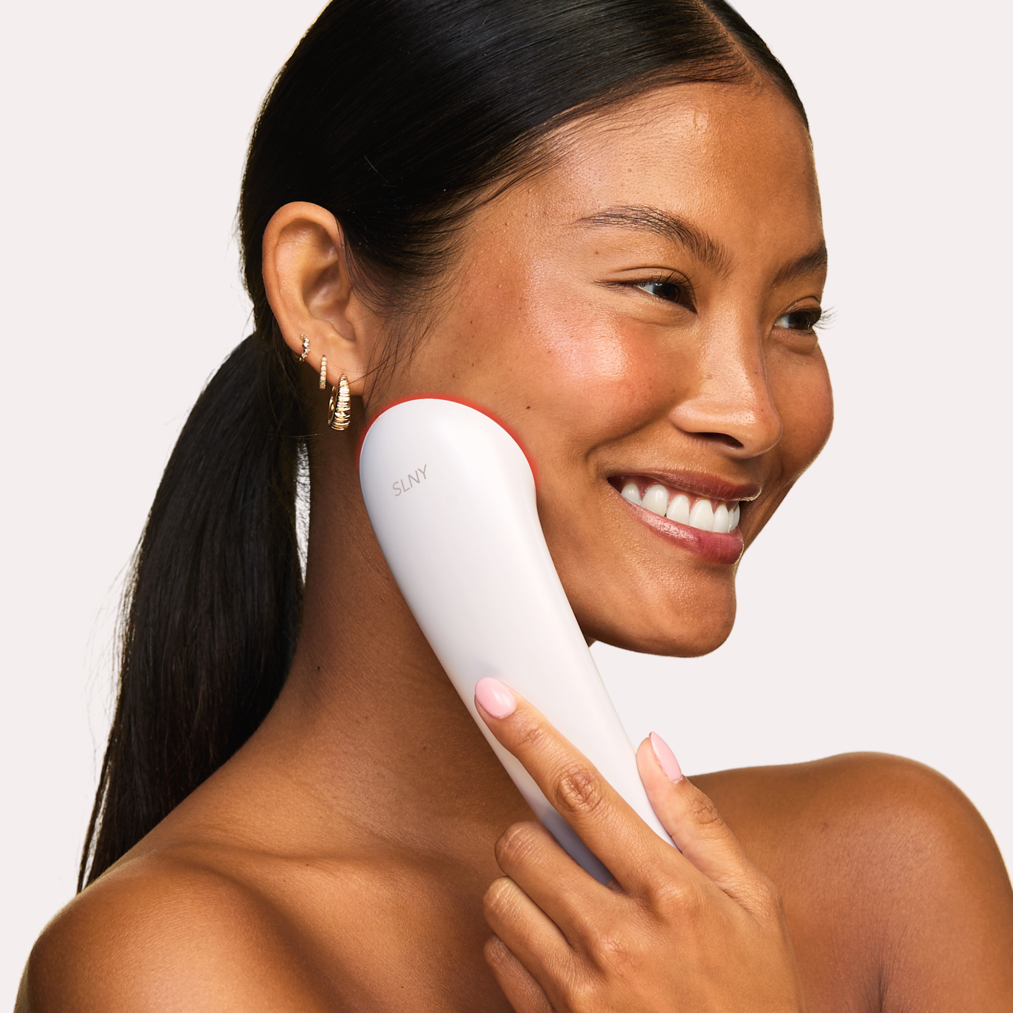 Infrared + Red LED Handheld Massager for Skin Restoration