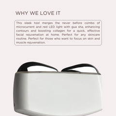 LEVEL UP Microcurrent Gua Sha Facial Massager