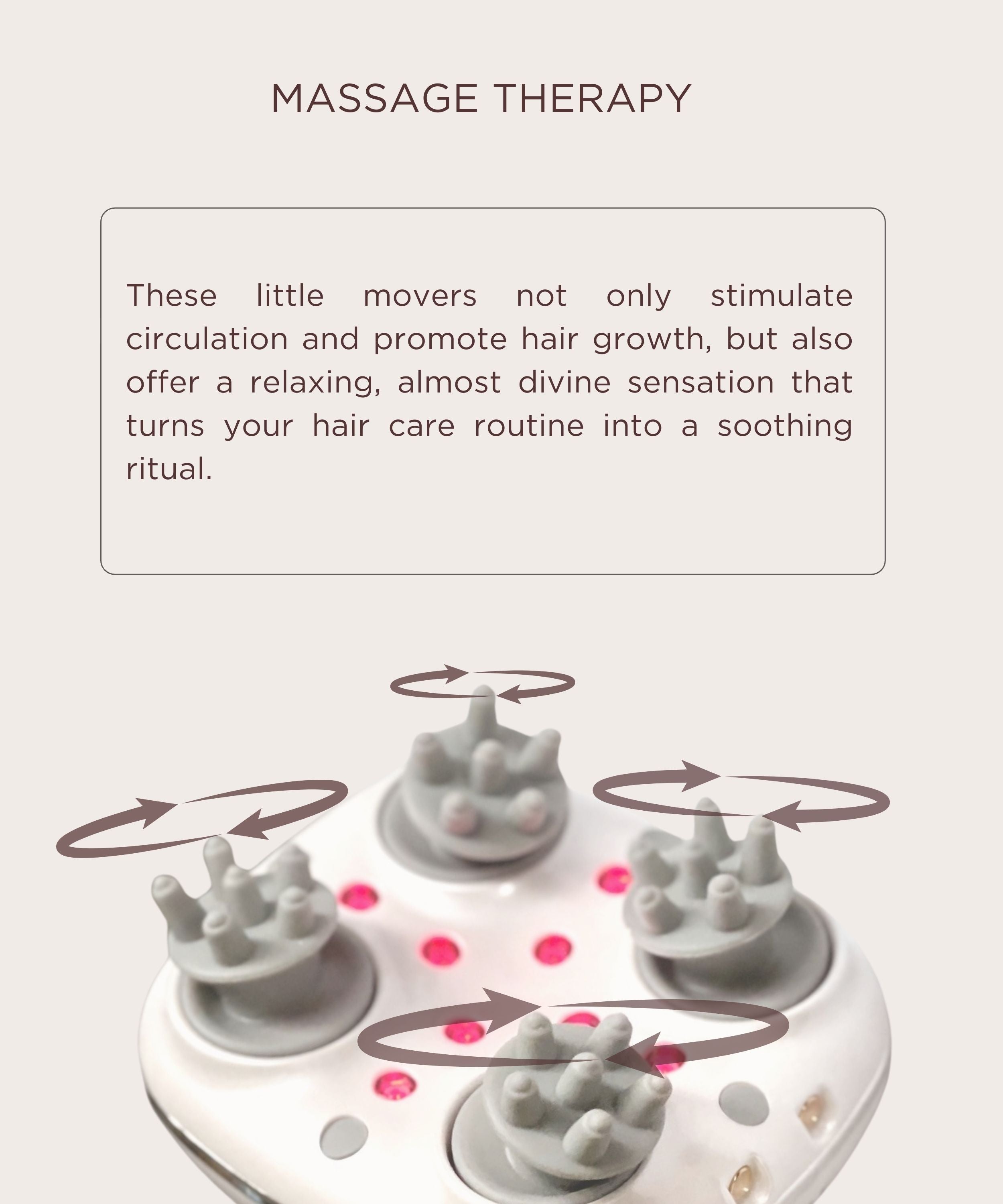 Cloud Nine Scalp Massager Supporting Density Cloud Nine Scalp Massager Supporting Density