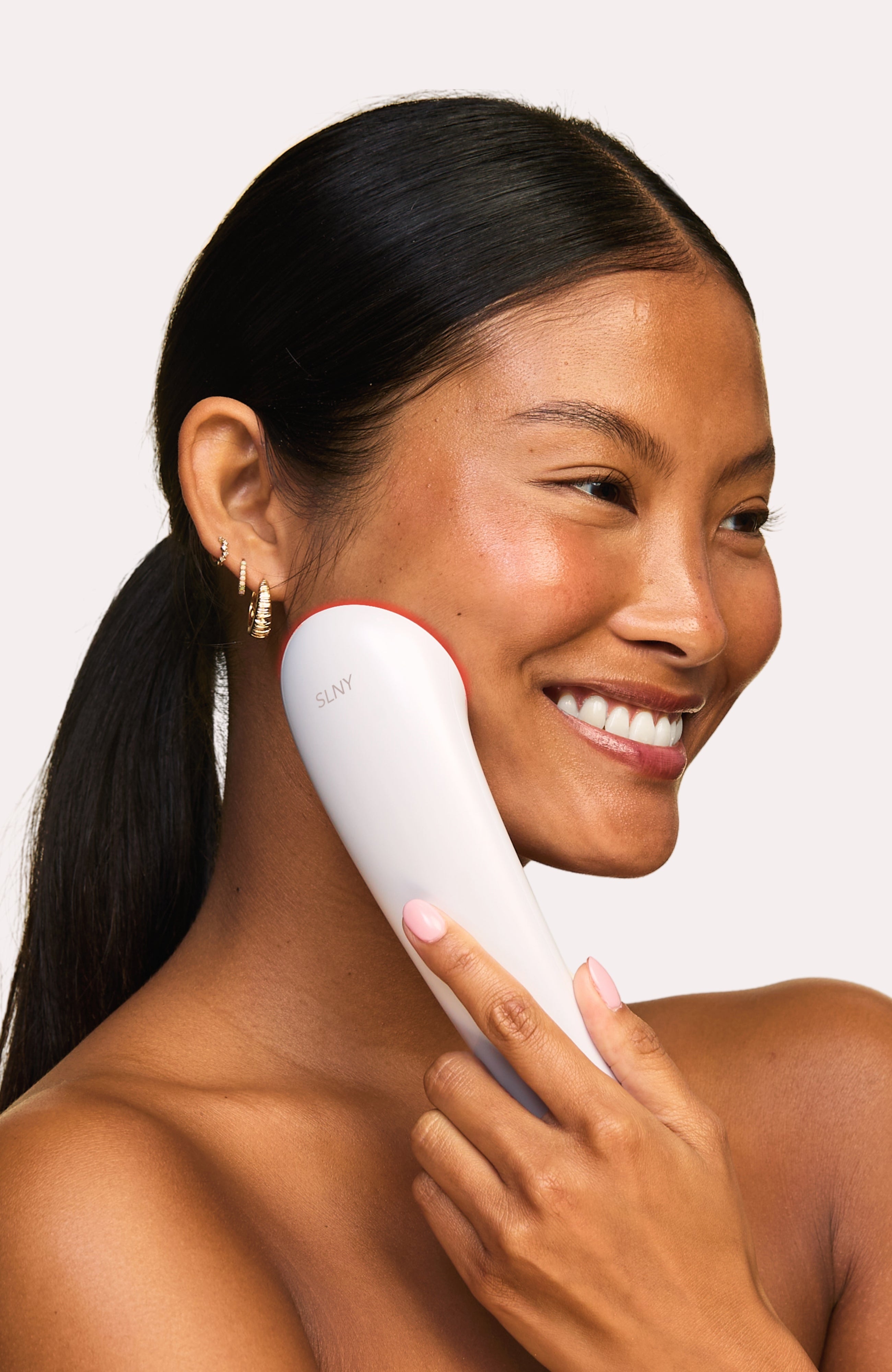 Infrared + Red LED Handheld Massager for Skin Restoration