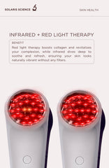 Infrared + Red LED Handheld Massager for Skin Restoration
