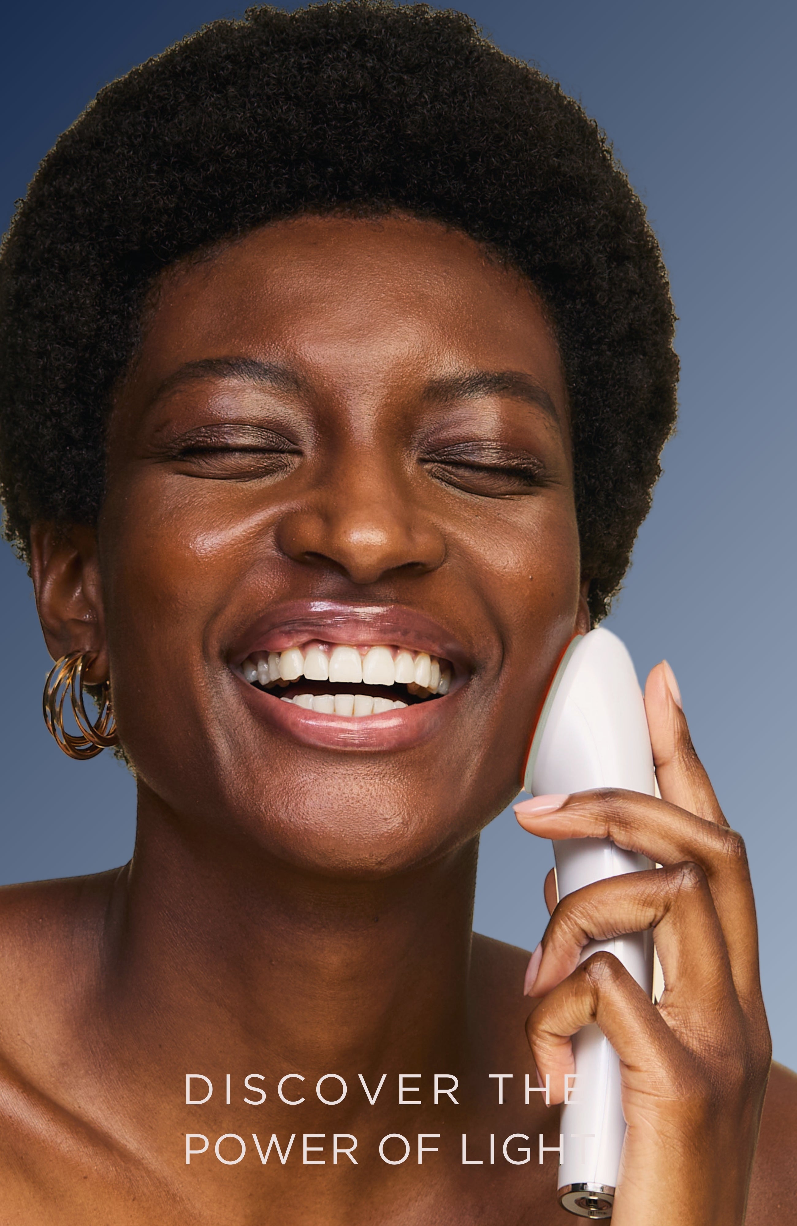 Infrared + Red LED Handheld Massager for Skin Restoration