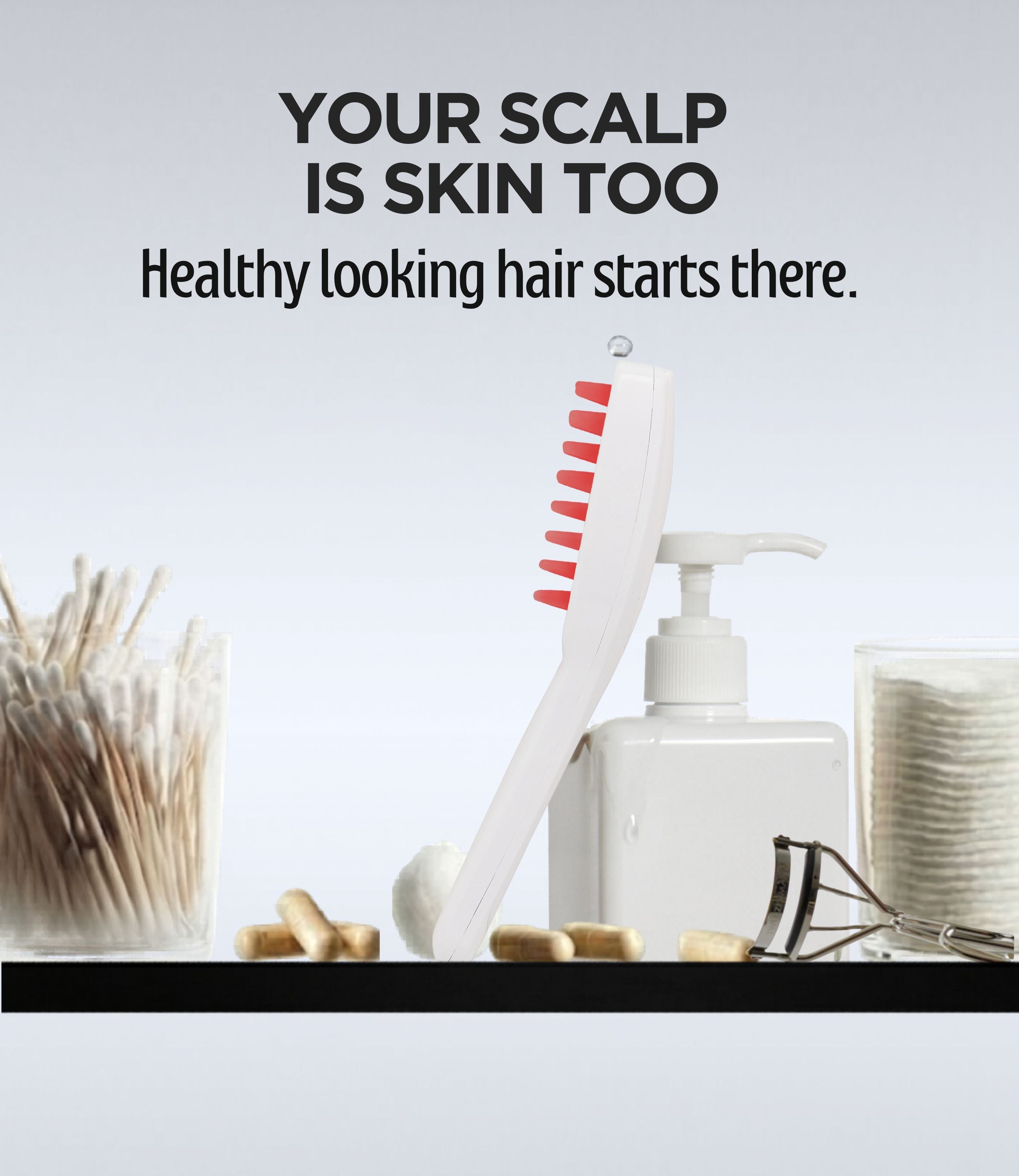 Intensive LED Hair Growth Stimulating Brush: Reduce Shedding