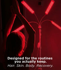 IR + LED Light Therapy Stand For Skin, Hair, Muscle Recovery.